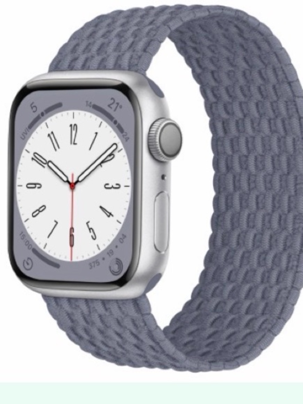 Stretchy Braided Solo Loop Compatible with Apple Watch #14